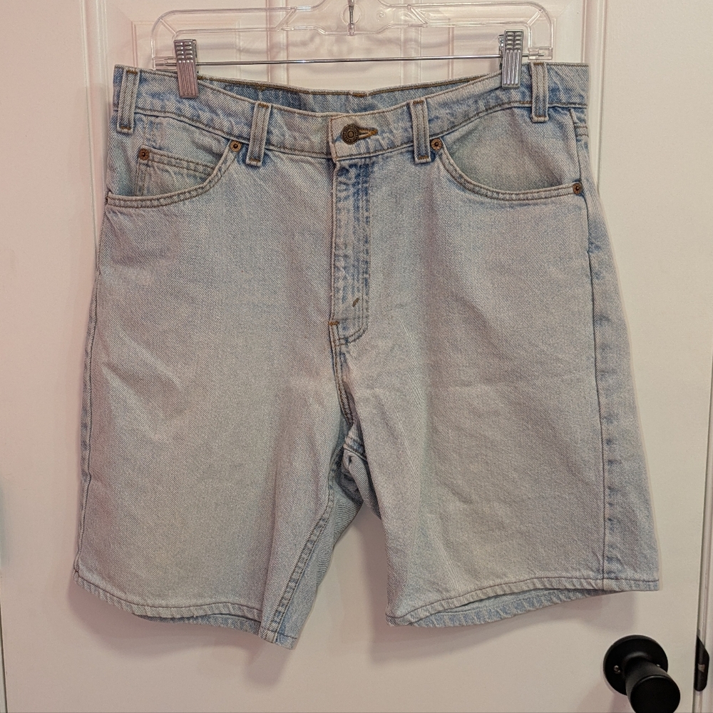 Men's Light Blue Denim Shorts